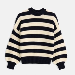 Alex Mill Bold Stripe Button Back Sweater